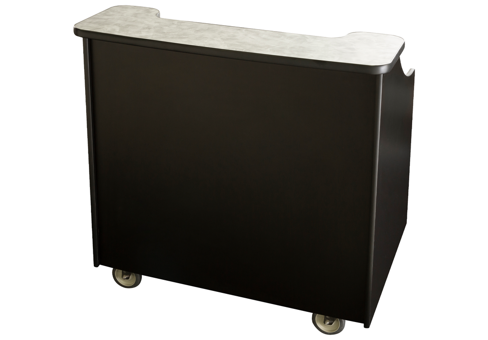 LED Lighted Portable Bar on Wheels for Events & Mobile Bartending - 5